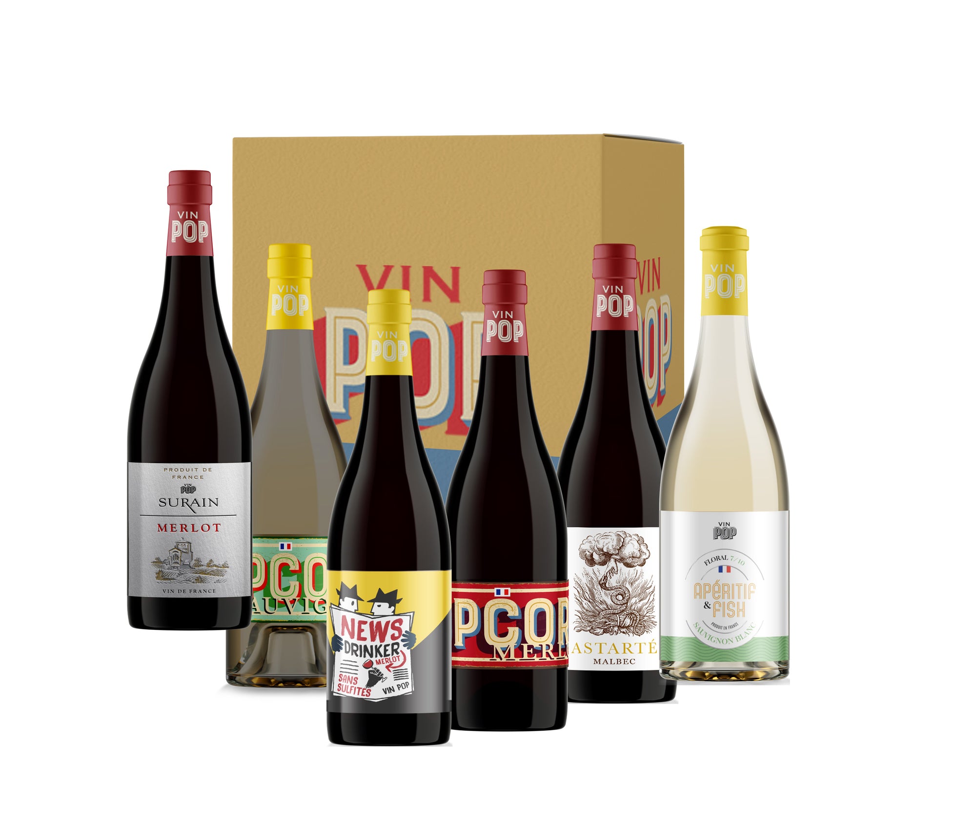 6 flessen - Smart box